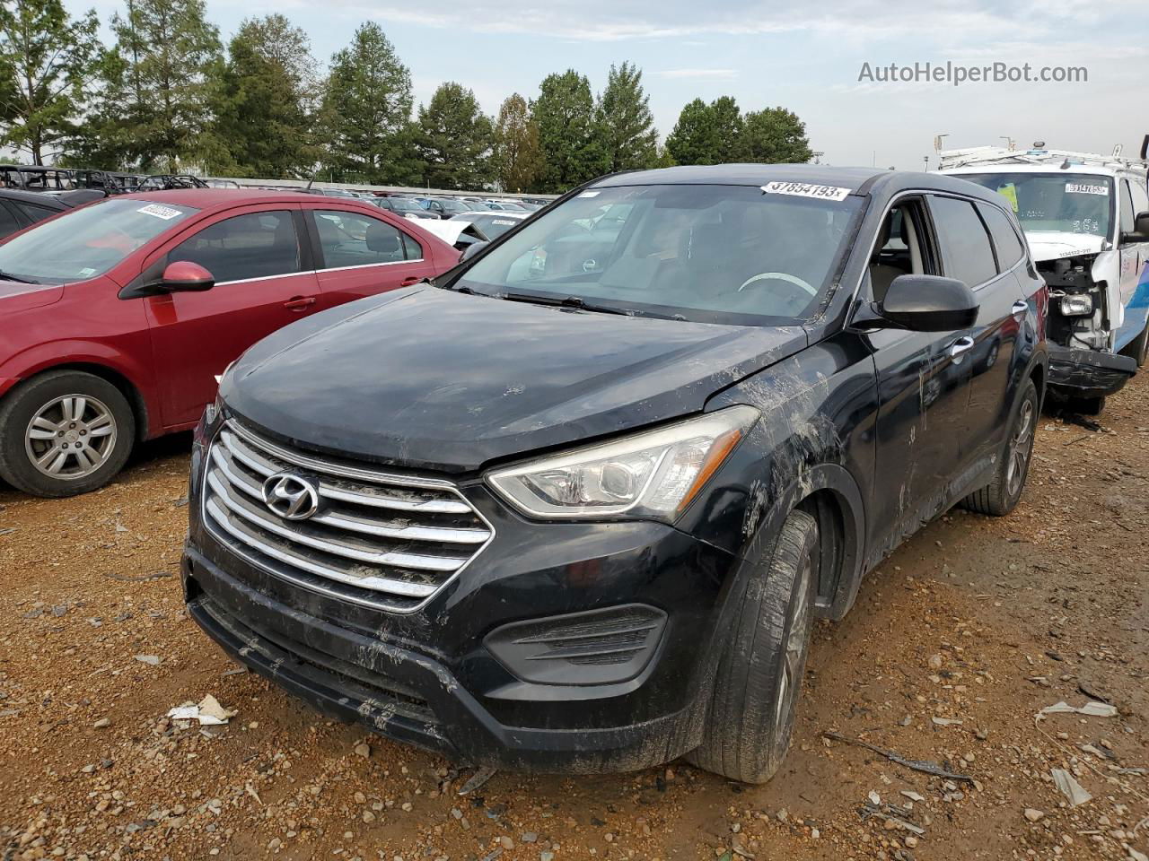 2013 Hyundai Santa Fe Gls Black vin: KM8SM4HF8DU006863