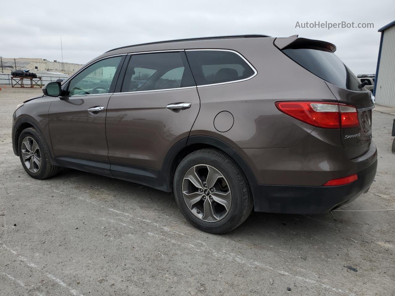 2014 Hyundai Santa Fe Gls Brown vin: KM8SM4HF8EU061136