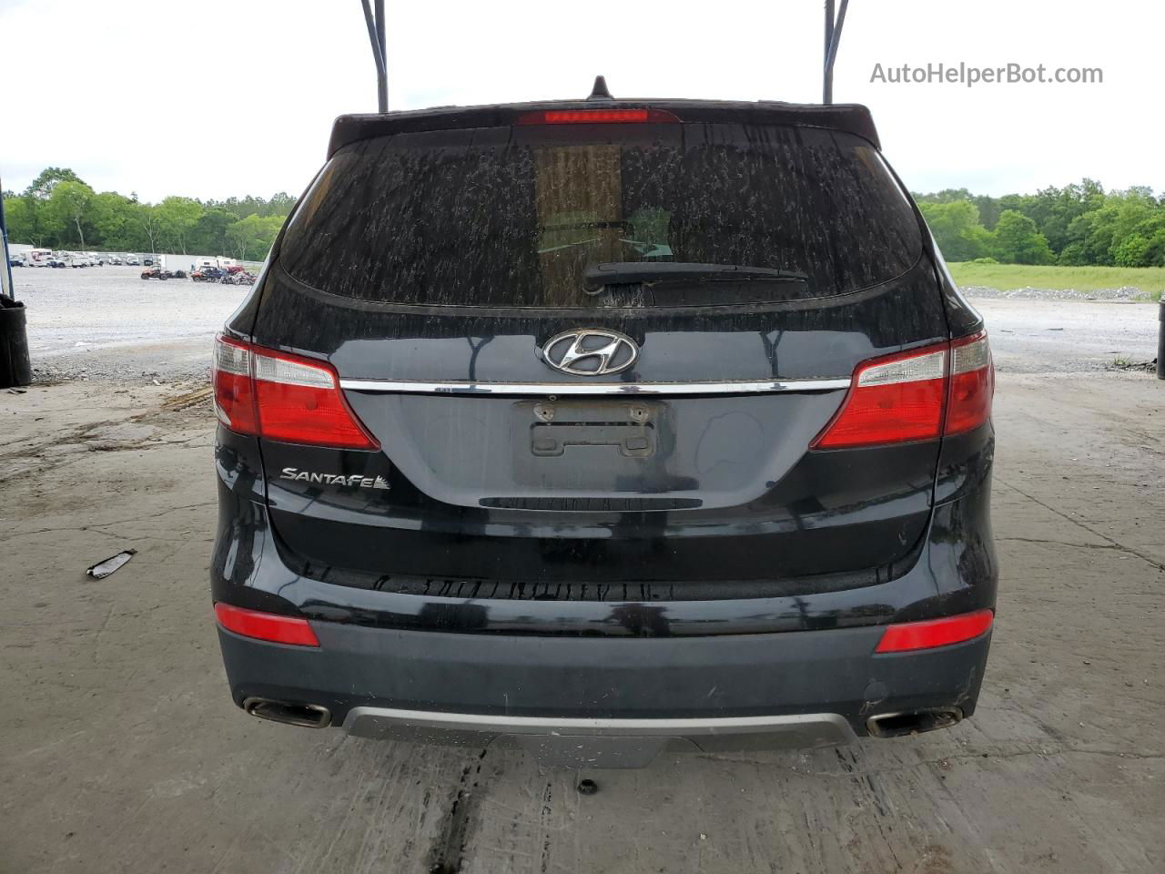 2014 Hyundai Santa Fe Gls Black vin: KM8SM4HF8EU078759