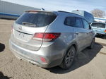 2018 Hyundai Santa Fe Se Silver vin: KM8SM4HF8JU262903