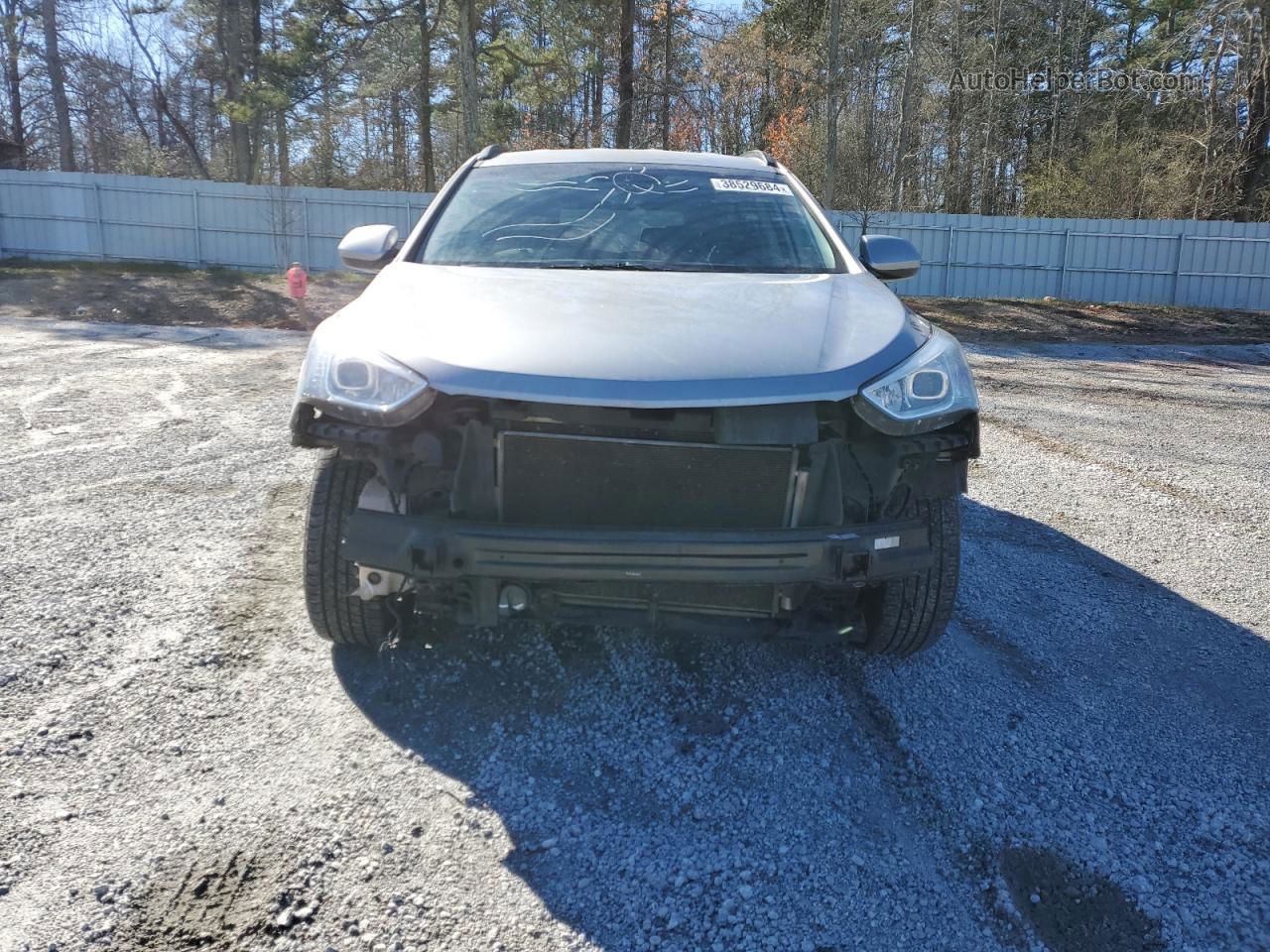 2014 Hyundai Santa Fe Gls Silver vin: KM8SM4HF9EU040196