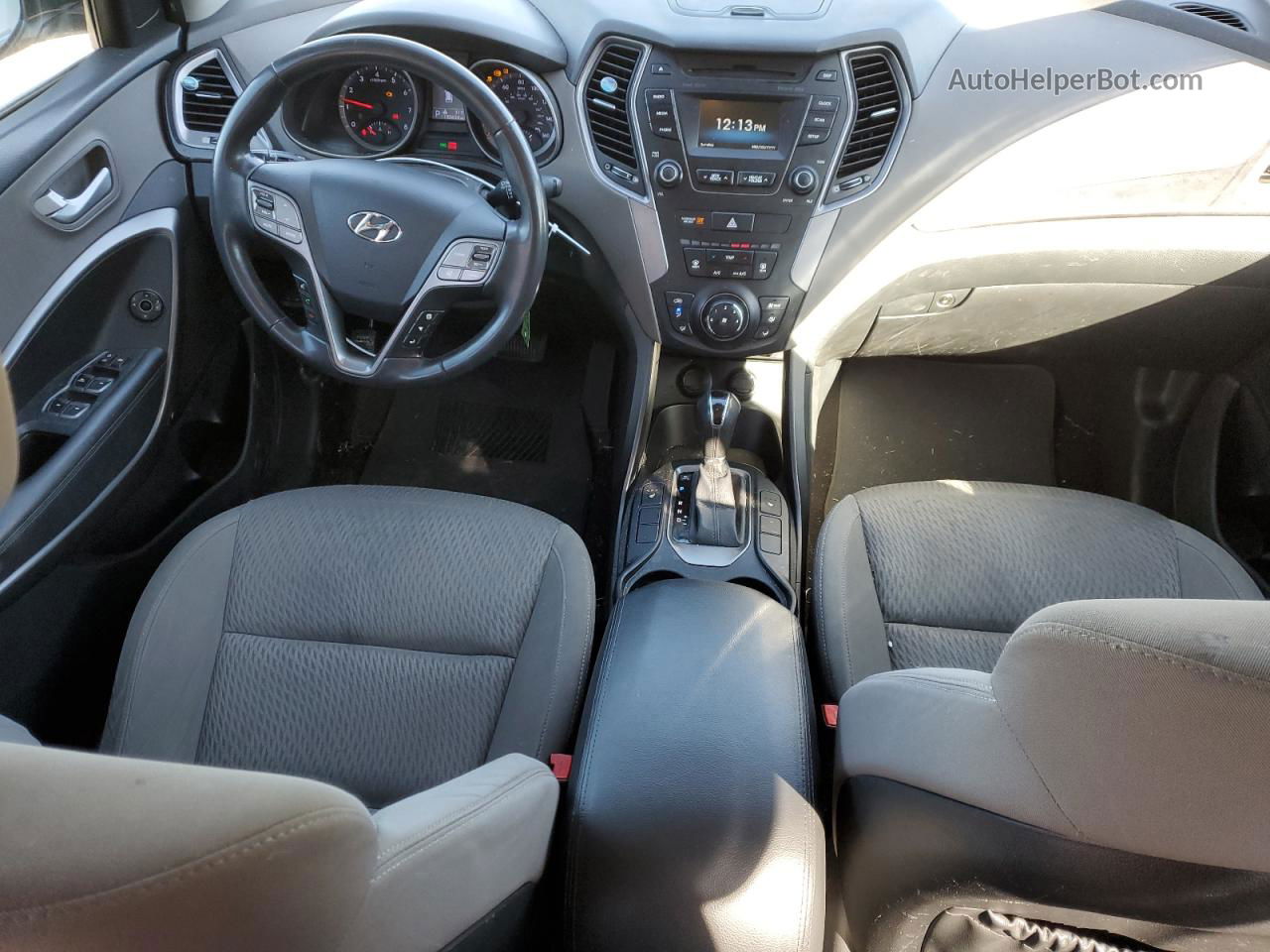 2014 Hyundai Santa Fe Gls Серебряный vin: KM8SM4HF9EU040196