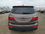 2014 Hyundai Santa Fe Gls Brown vin: KM8SM4HFXEU047688