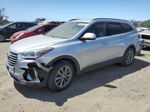 2018 Hyundai Santa Fe Se Silver vin: KM8SM4HFXJU272011