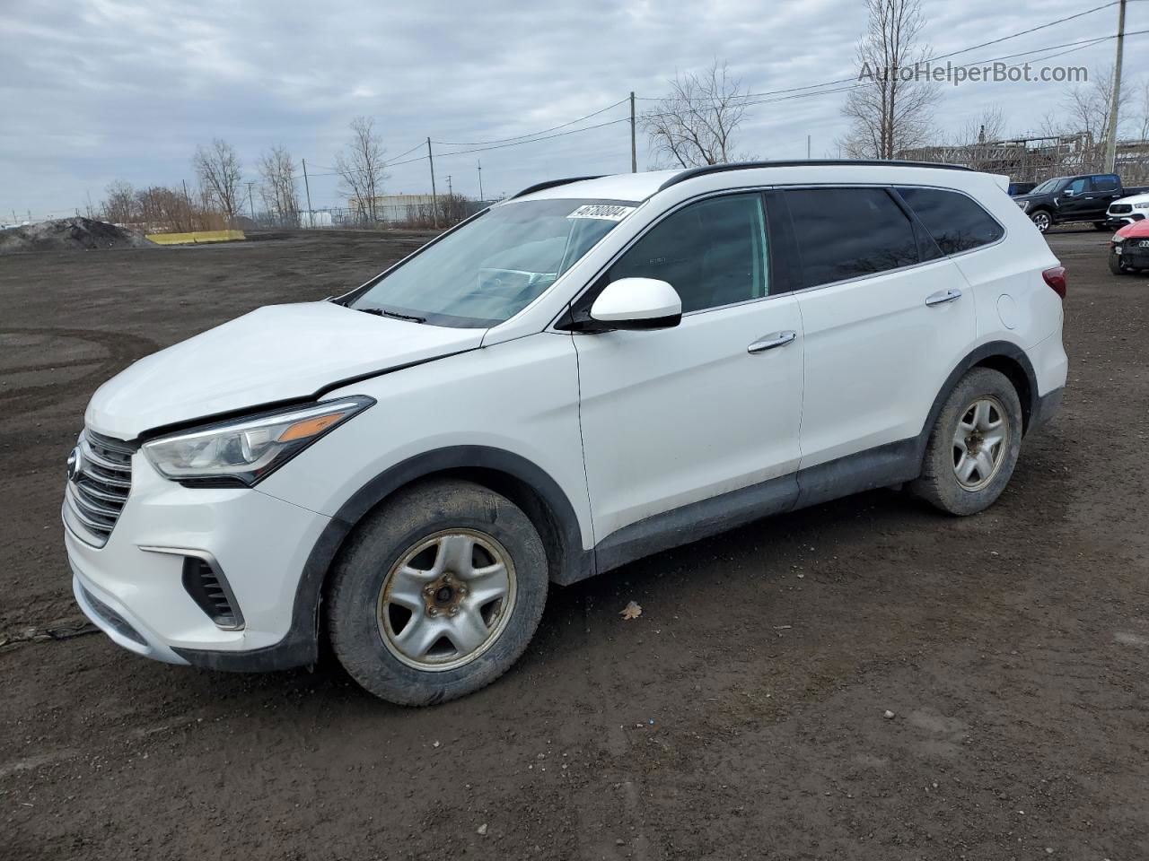 2018 Hyundai Santa Fe Se Белый vin: KM8SM4HFXJU289651