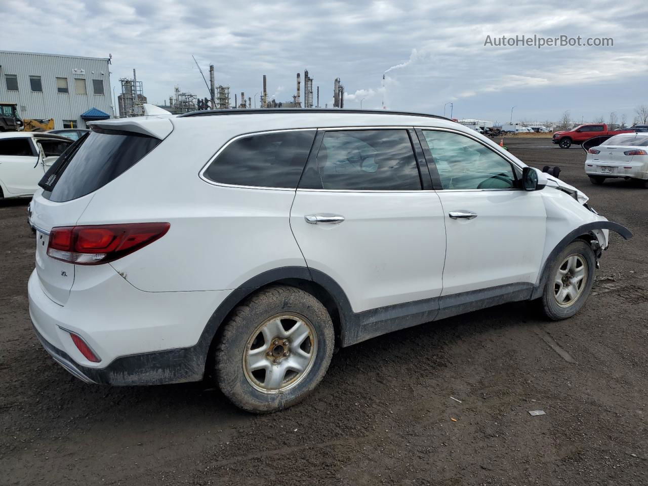 2018 Hyundai Santa Fe Se Белый vin: KM8SM4HFXJU289651