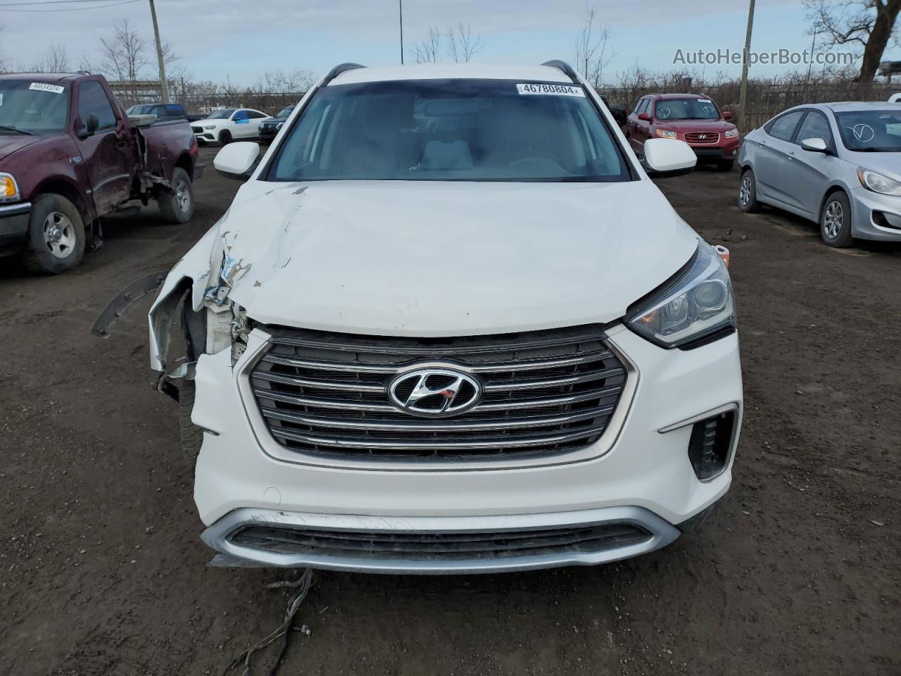 2018 Hyundai Santa Fe Se Белый vin: KM8SM4HFXJU289651