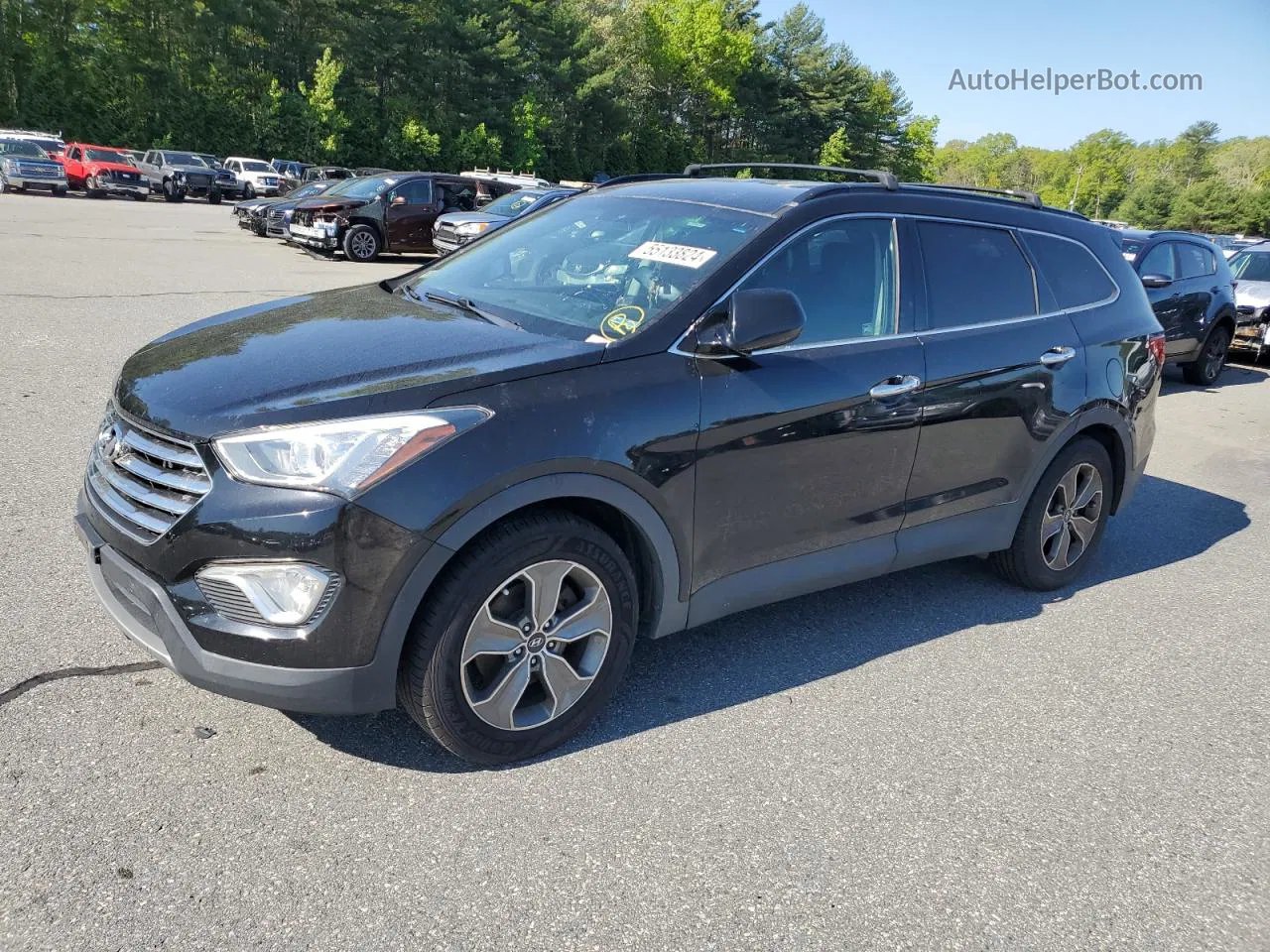 2013 Hyundai Santa Fe Gls Черный vin: KM8SMDHF1DU027263