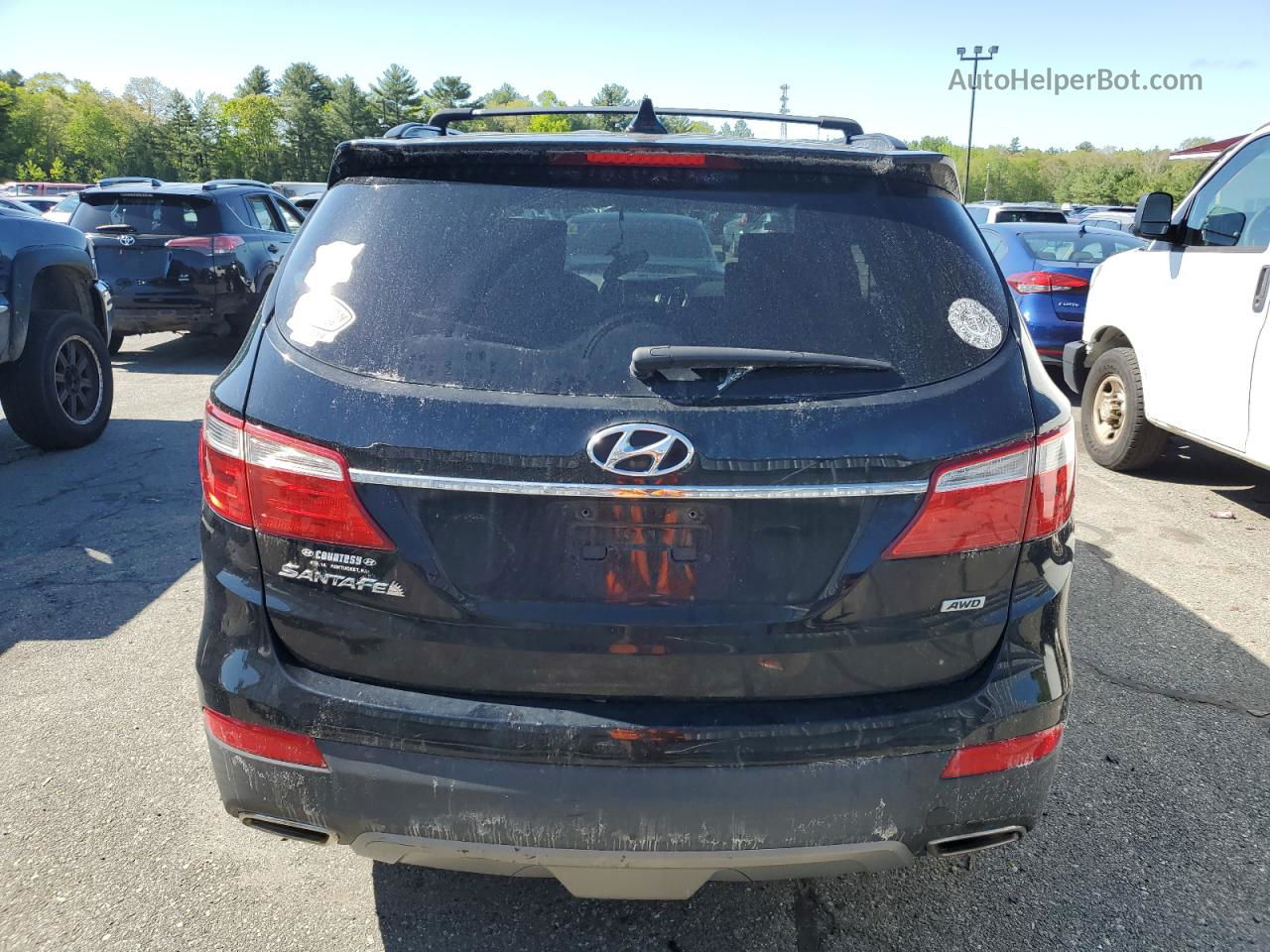 2013 Hyundai Santa Fe Gls Черный vin: KM8SMDHF1DU027263