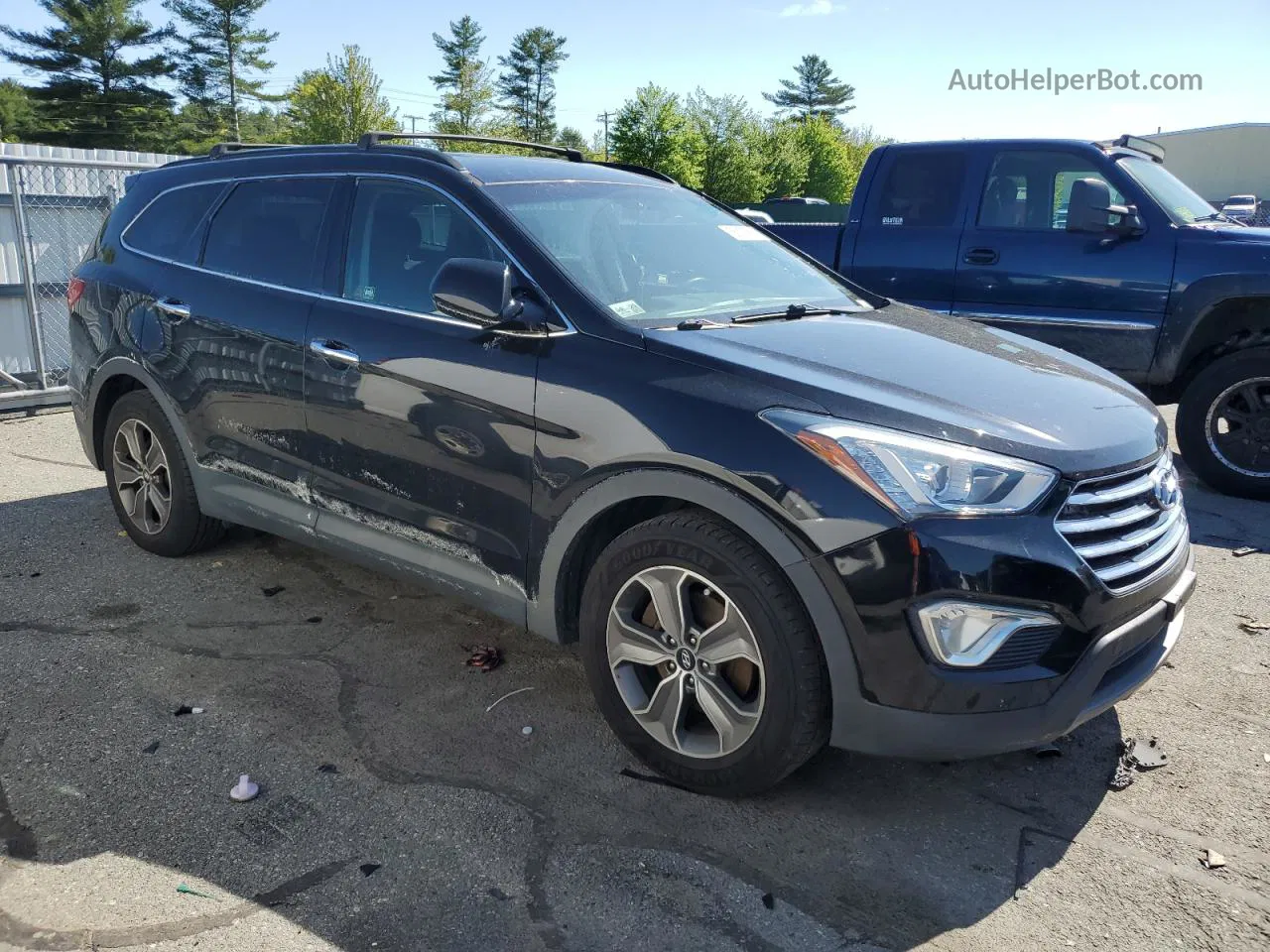 2013 Hyundai Santa Fe Gls Черный vin: KM8SMDHF1DU027263