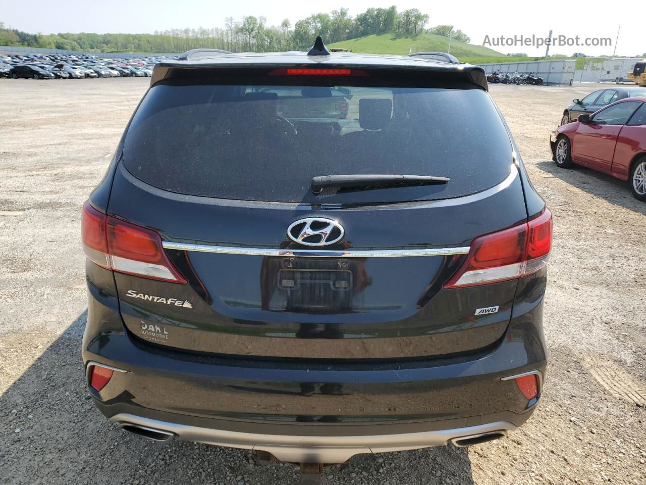 2018 Hyundai Santa Fe Se Black vin: KM8SMDHF1JU260622