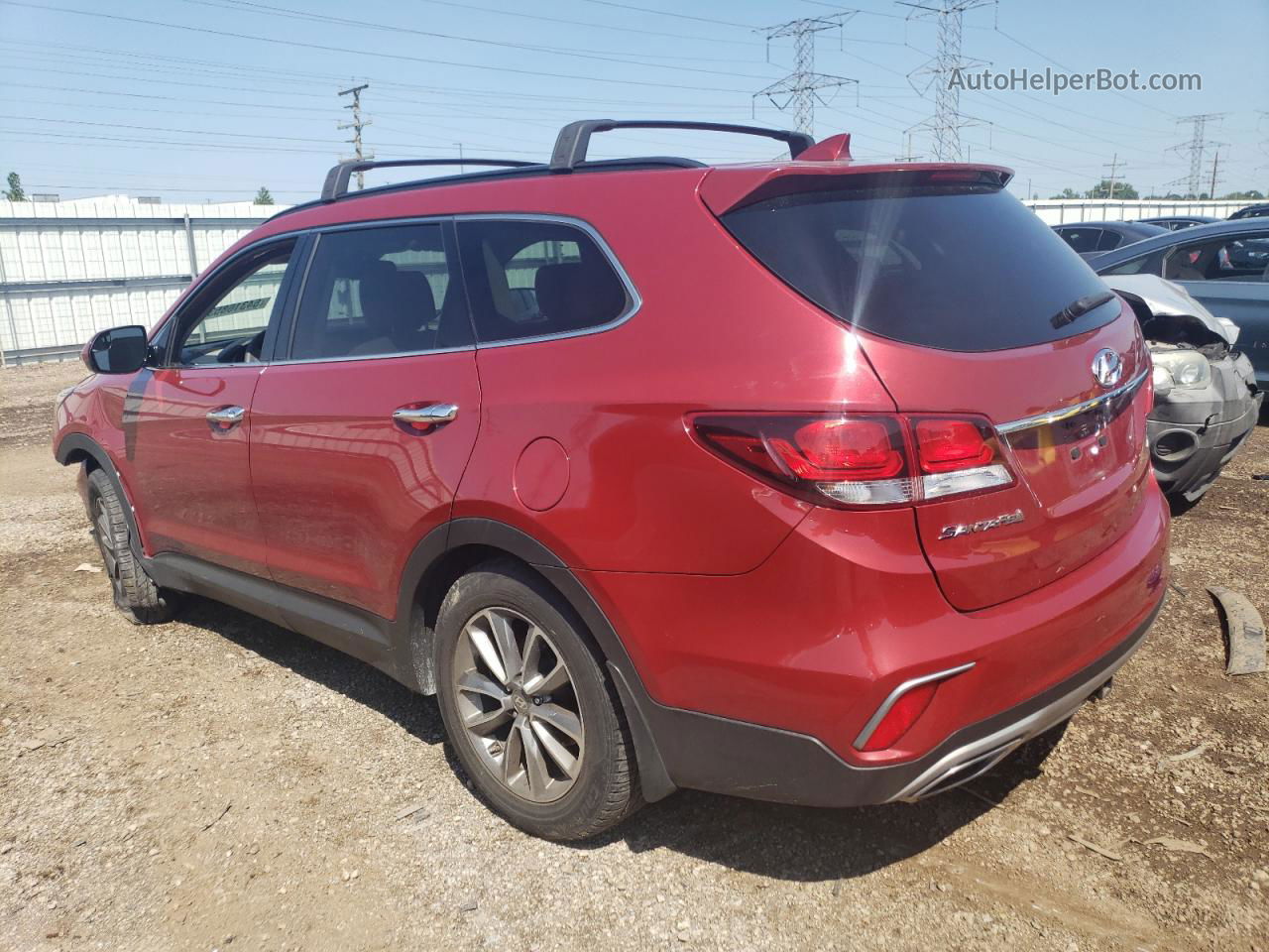 2018 Hyundai Santa Fe Se Red vin: KM8SMDHF1JU270776