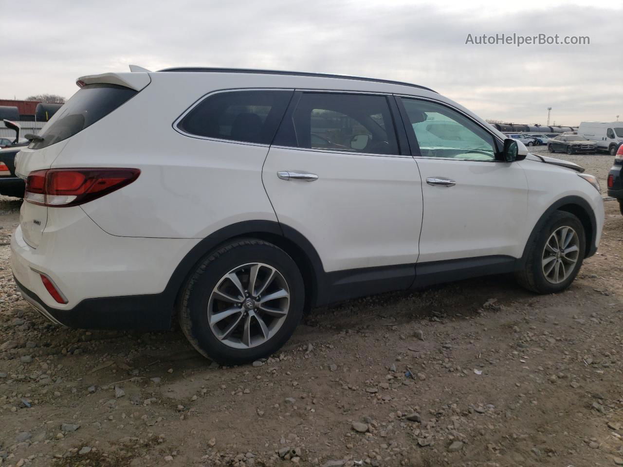 2018 Hyundai Santa Fe Se Белый vin: KM8SMDHF2JU265117