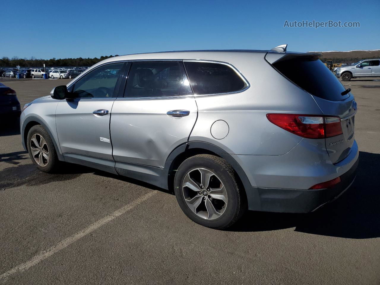 2013 Hyundai Santa Fe Gls Silver vin: KM8SMDHF5DU014421