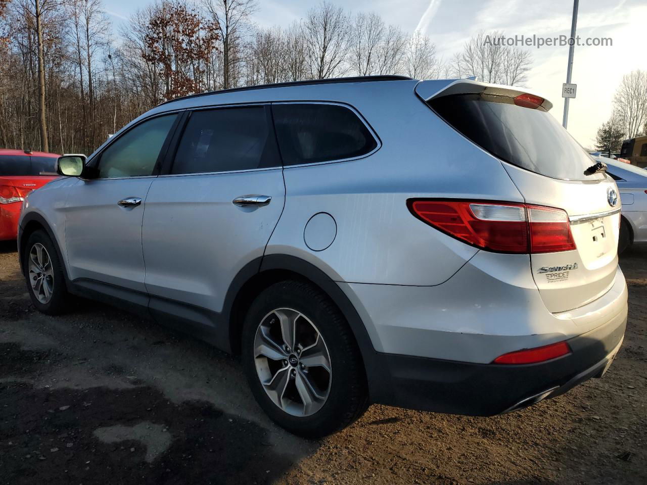 2013 Hyundai Santa Fe Gls Серебряный vin: KM8SMDHF6DU030854