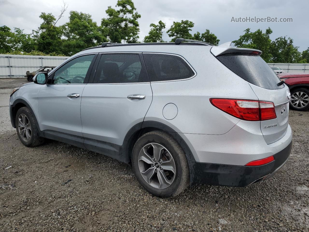 2014 Hyundai Santa Fe Gls Silver vin: KM8SMDHF6EU062821