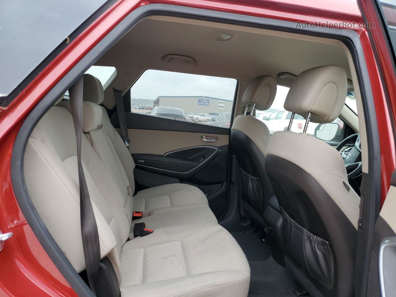 2018 Hyundai Santa Fe Se Красный vin: KM8SMDHF6JU260499