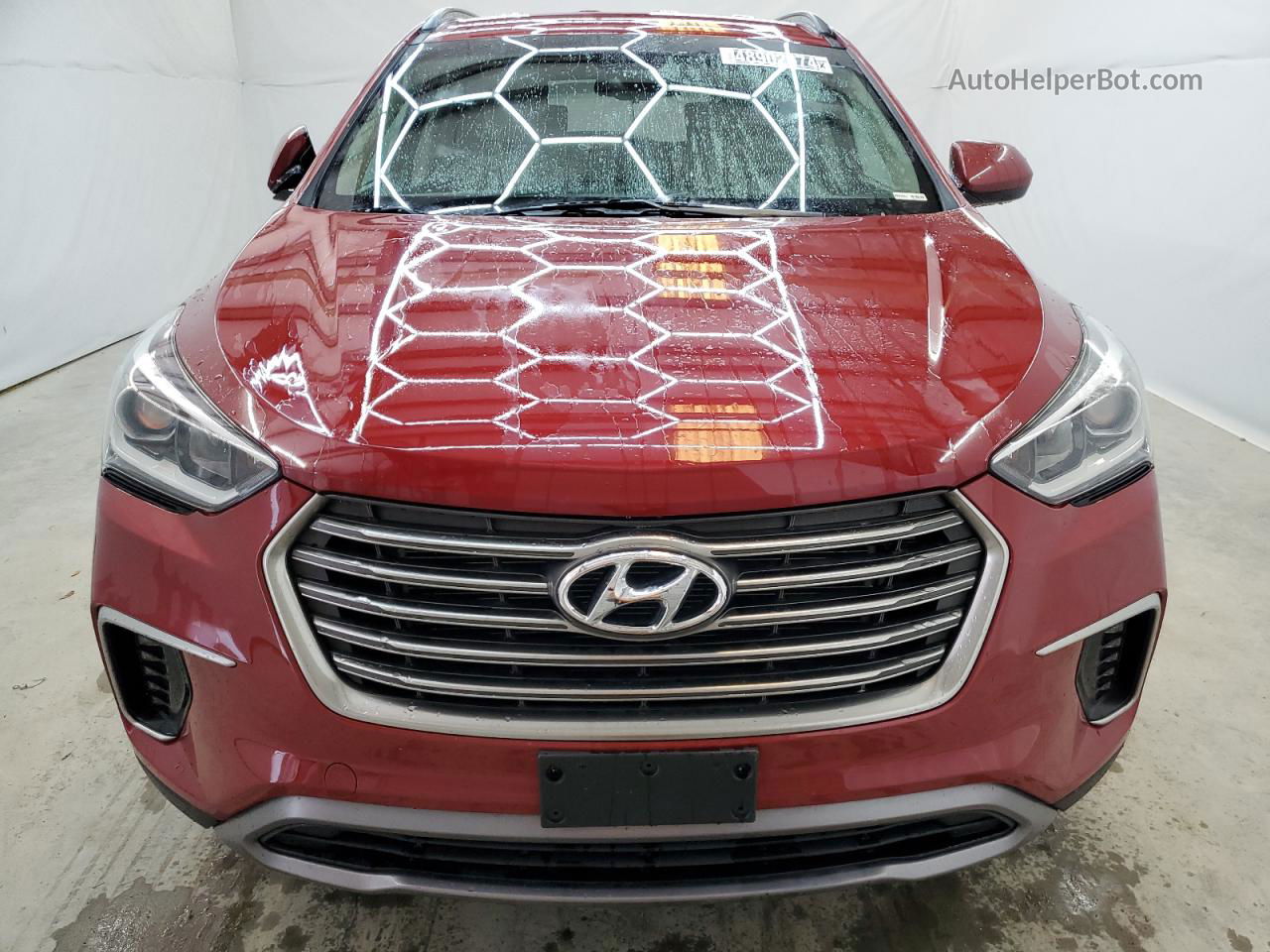 2018 Hyundai Santa Fe Se Красный vin: KM8SMDHF6JU260499