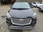 2018 Hyundai Santa Fe Se Черный vin: KM8SMDHF6JU277383