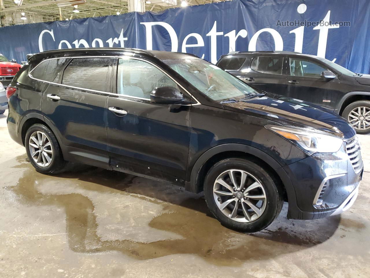 2018 Hyundai Santa Fe Se Black vin: KM8SMDHF6JU277383