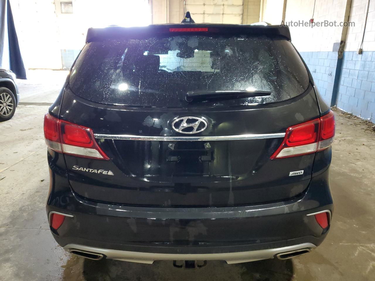 2018 Hyundai Santa Fe Se Black vin: KM8SMDHF6JU277383