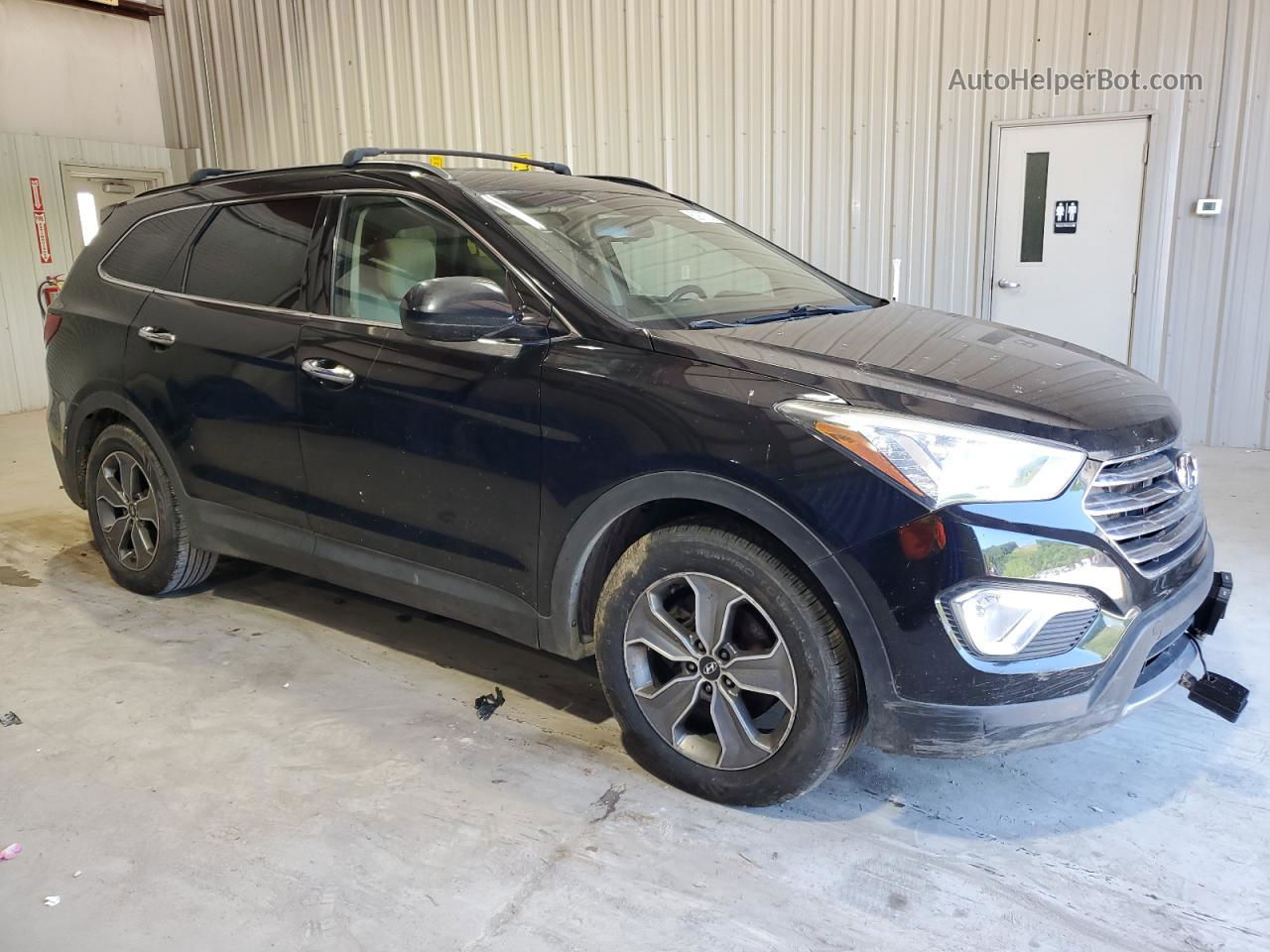 2013 Hyundai Santa Fe Gls Black vin: KM8SMDHF7DU032662