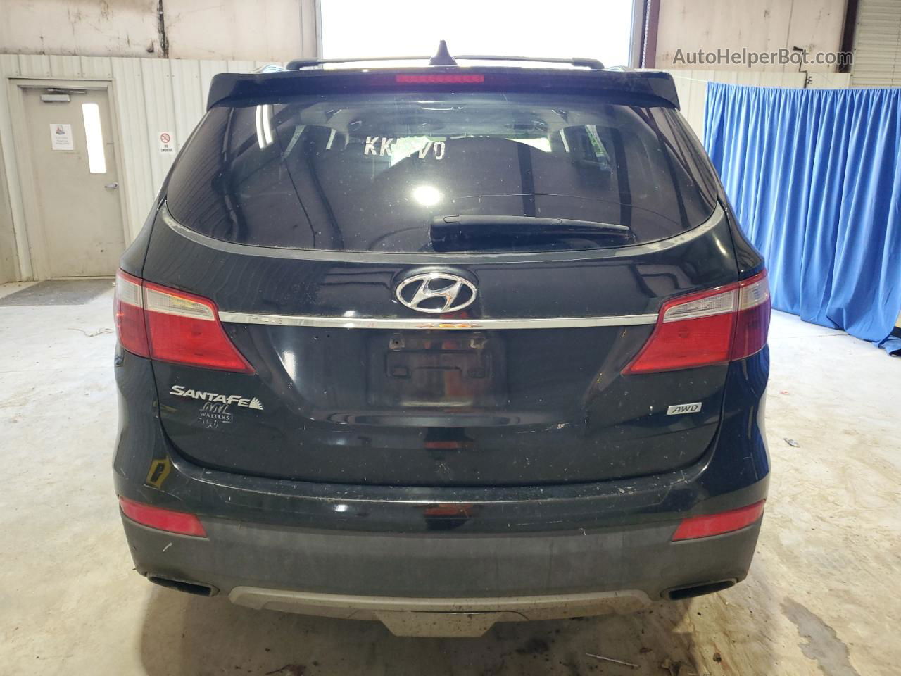 2013 Hyundai Santa Fe Gls Black vin: KM8SMDHF7DU032662