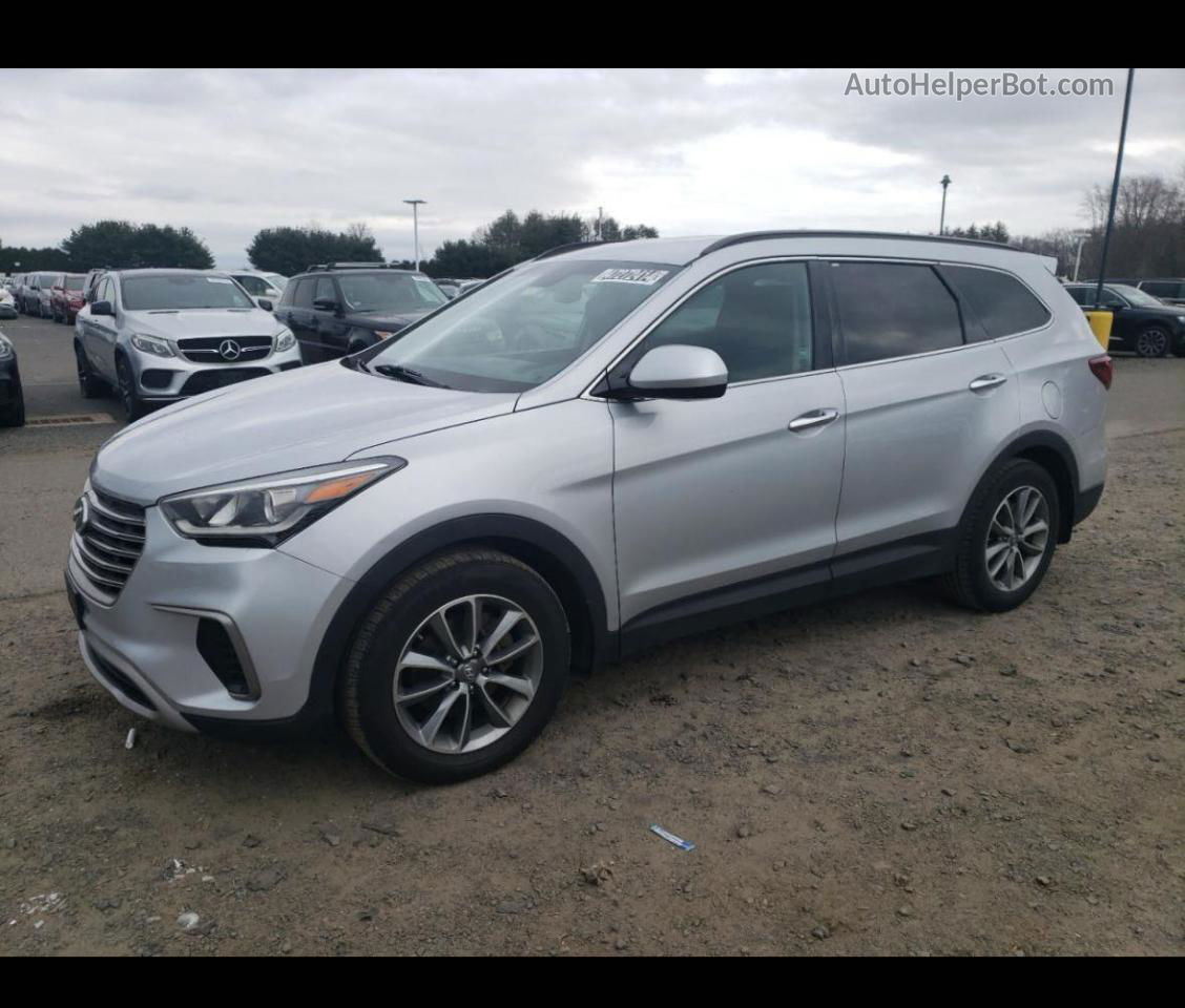 2018 Hyundai Santa Fe Se Silver vin: KM8SMDHF8JU262464