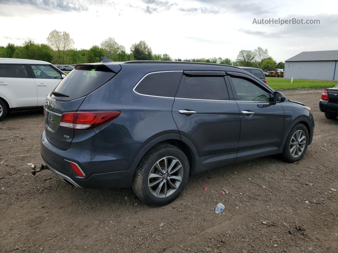 2018 Hyundai Santa Fe Se Blue vin: KM8SMDHF9JU277412