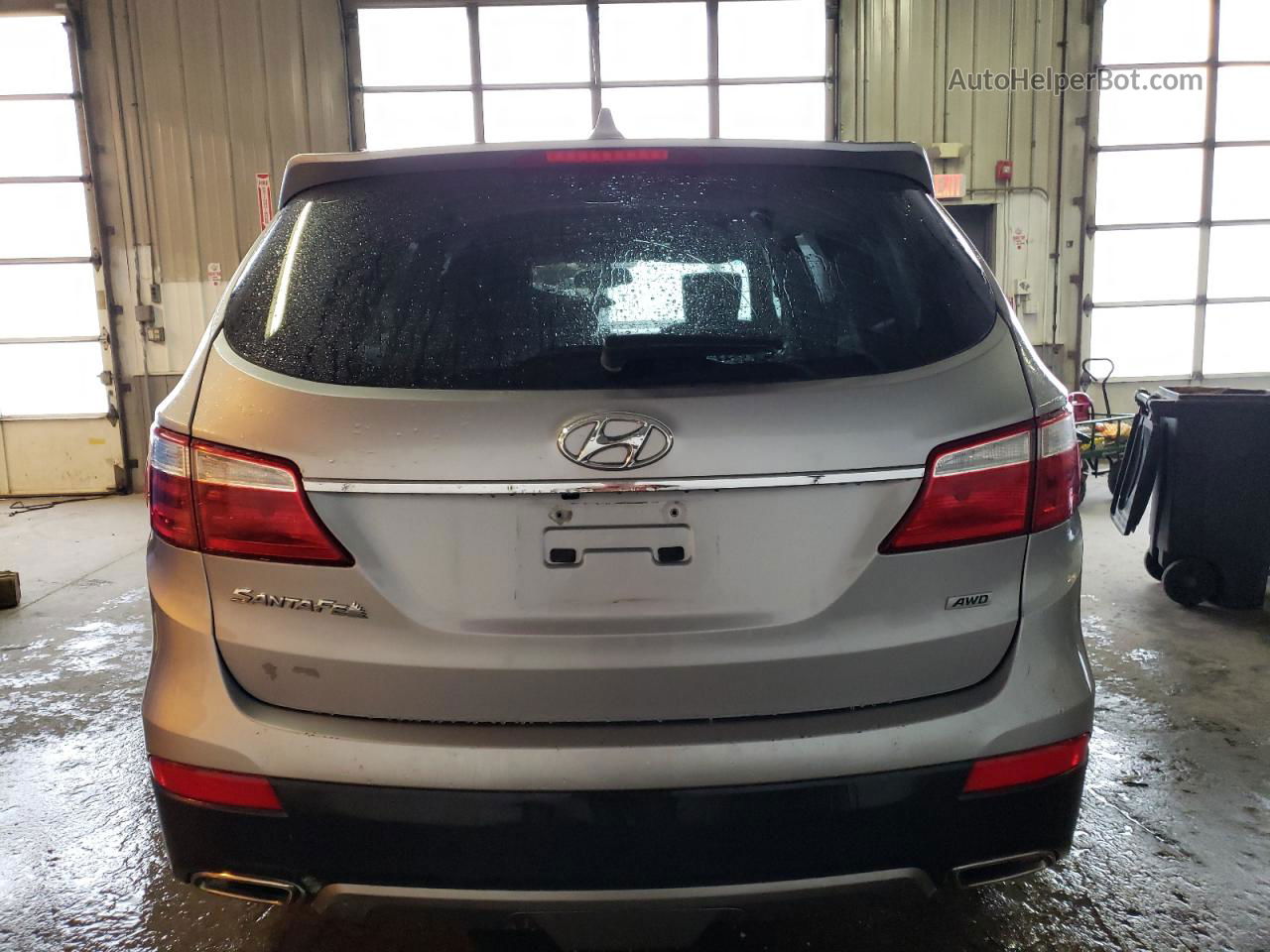 2014 Hyundai Santa Fe Gls Silver vin: KM8SMDHFXEU041129