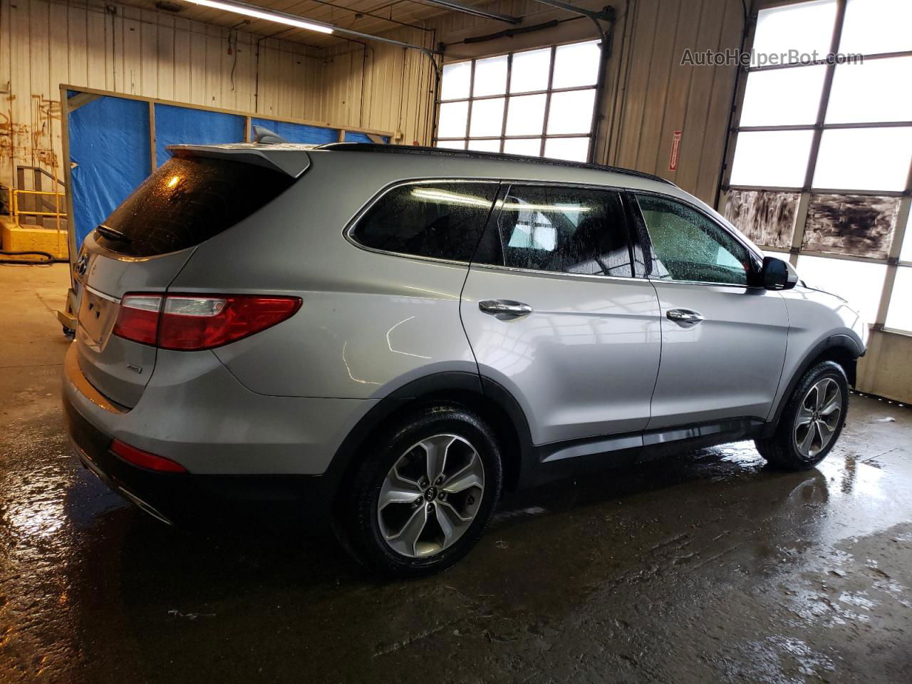 2014 Hyundai Santa Fe Gls Silver vin: KM8SMDHFXEU041129