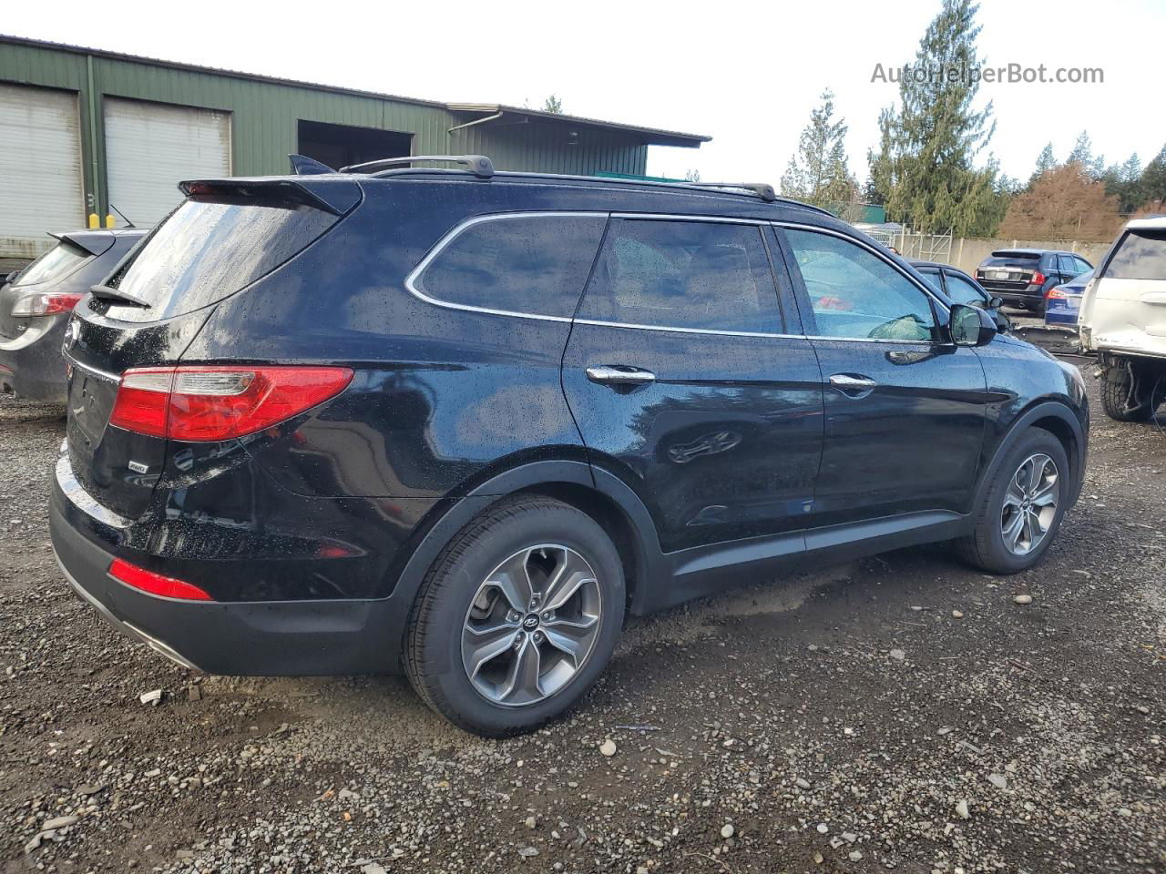 2015 Hyundai Santa Fe Gls Black vin: KM8SMDHFXFU089330