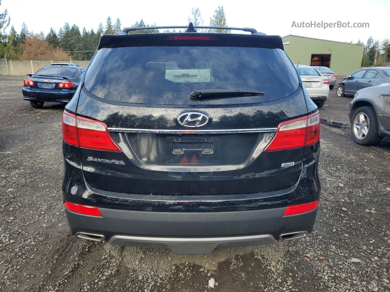 2015 Hyundai Santa Fe Gls Black vin: KM8SMDHFXFU089330