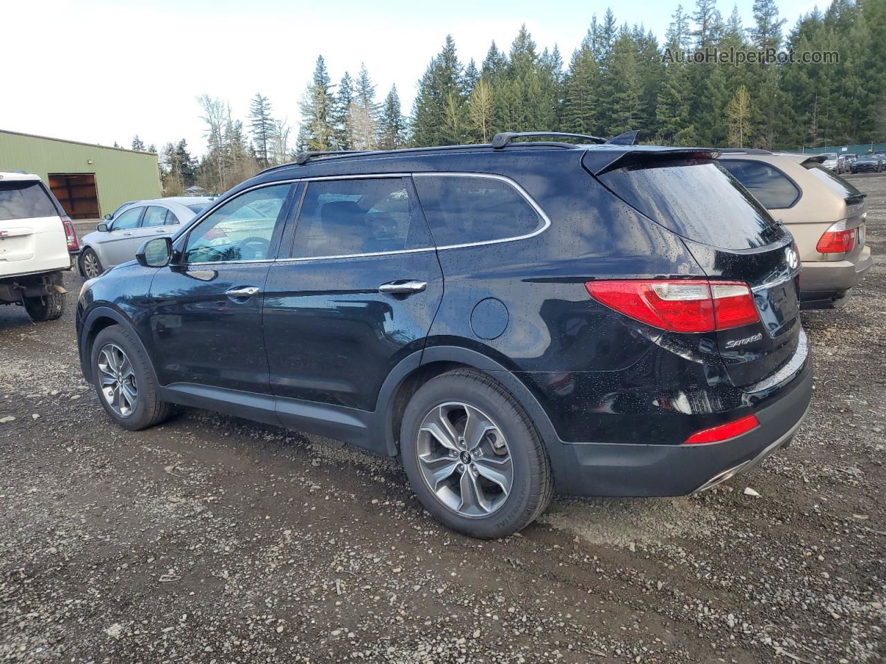 2015 Hyundai Santa Fe Gls Black vin: KM8SMDHFXFU089330