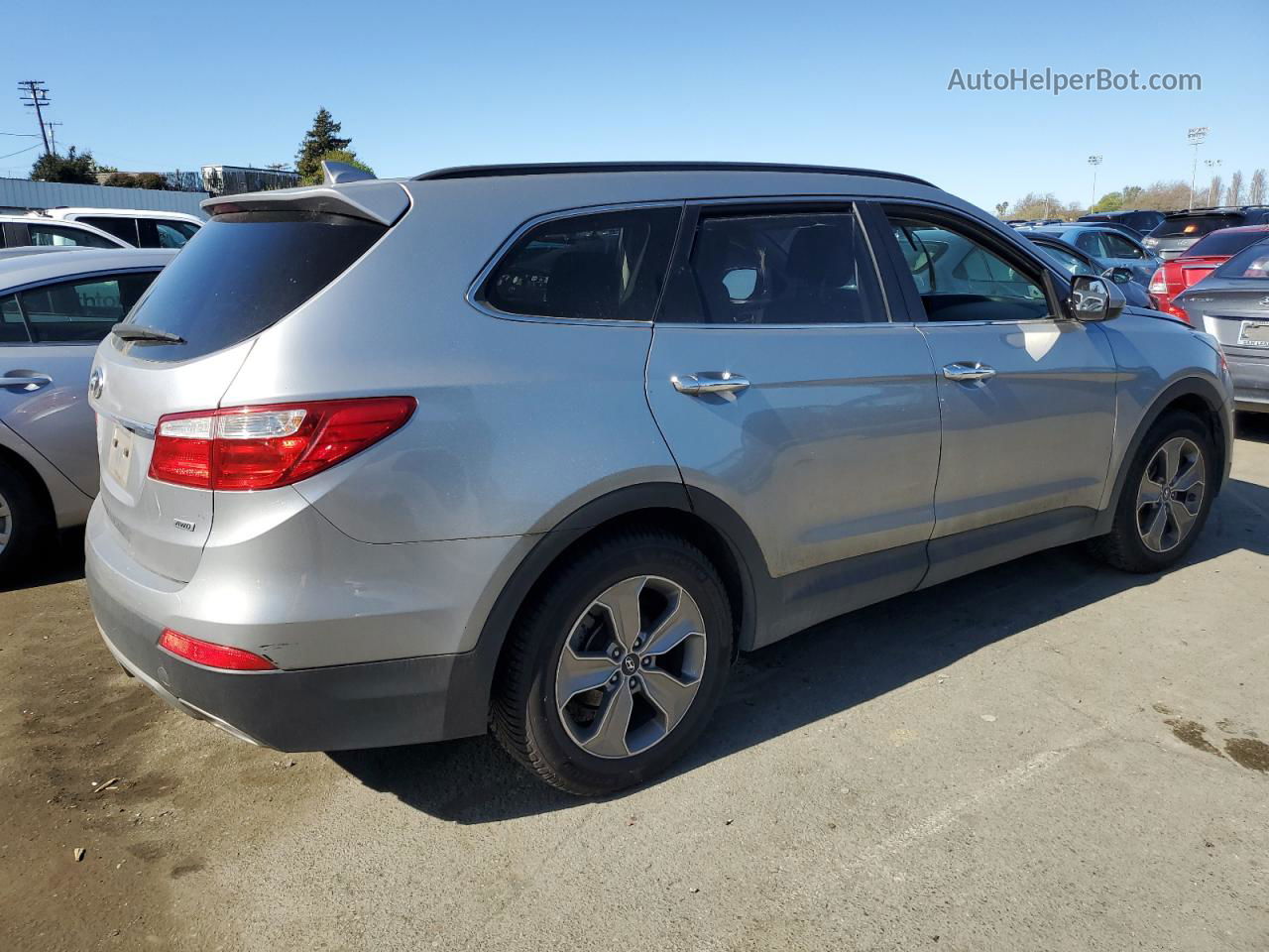 2015 Hyundai Santa Fe Gls Silver vin: KM8SMDHFXFU119569