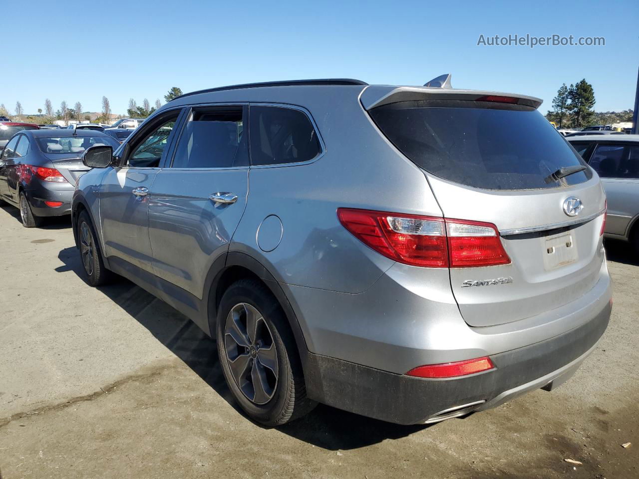 2015 Hyundai Santa Fe Gls Silver vin: KM8SMDHFXFU119569