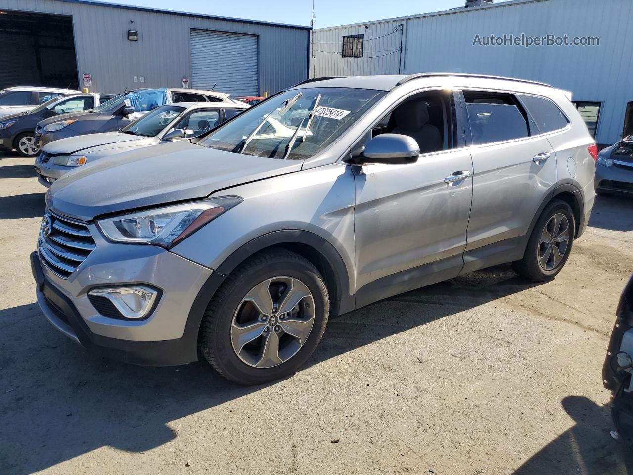 2015 Hyundai Santa Fe Gls Silver vin: KM8SMDHFXFU119569