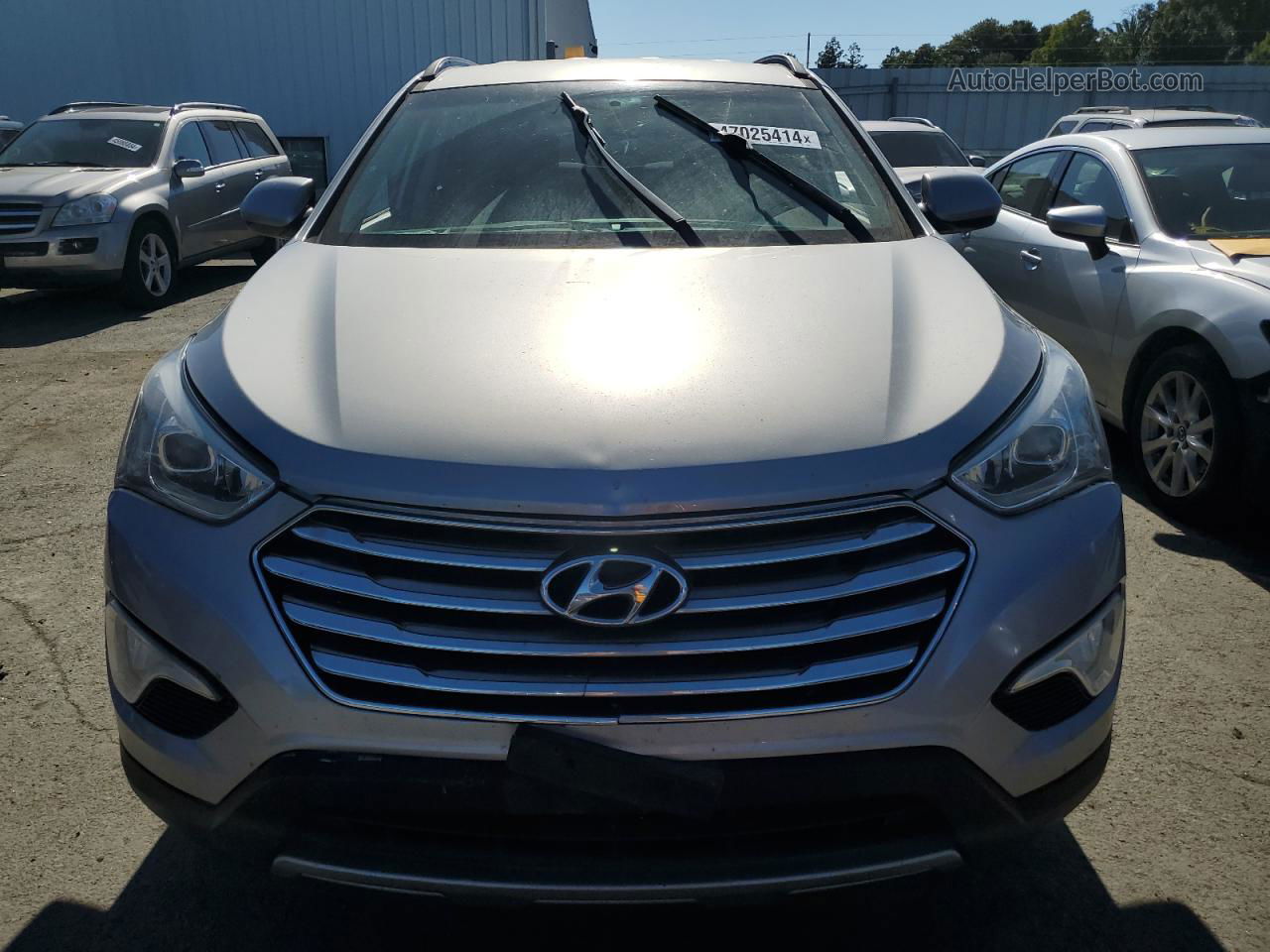 2015 Hyundai Santa Fe Gls Silver vin: KM8SMDHFXFU119569