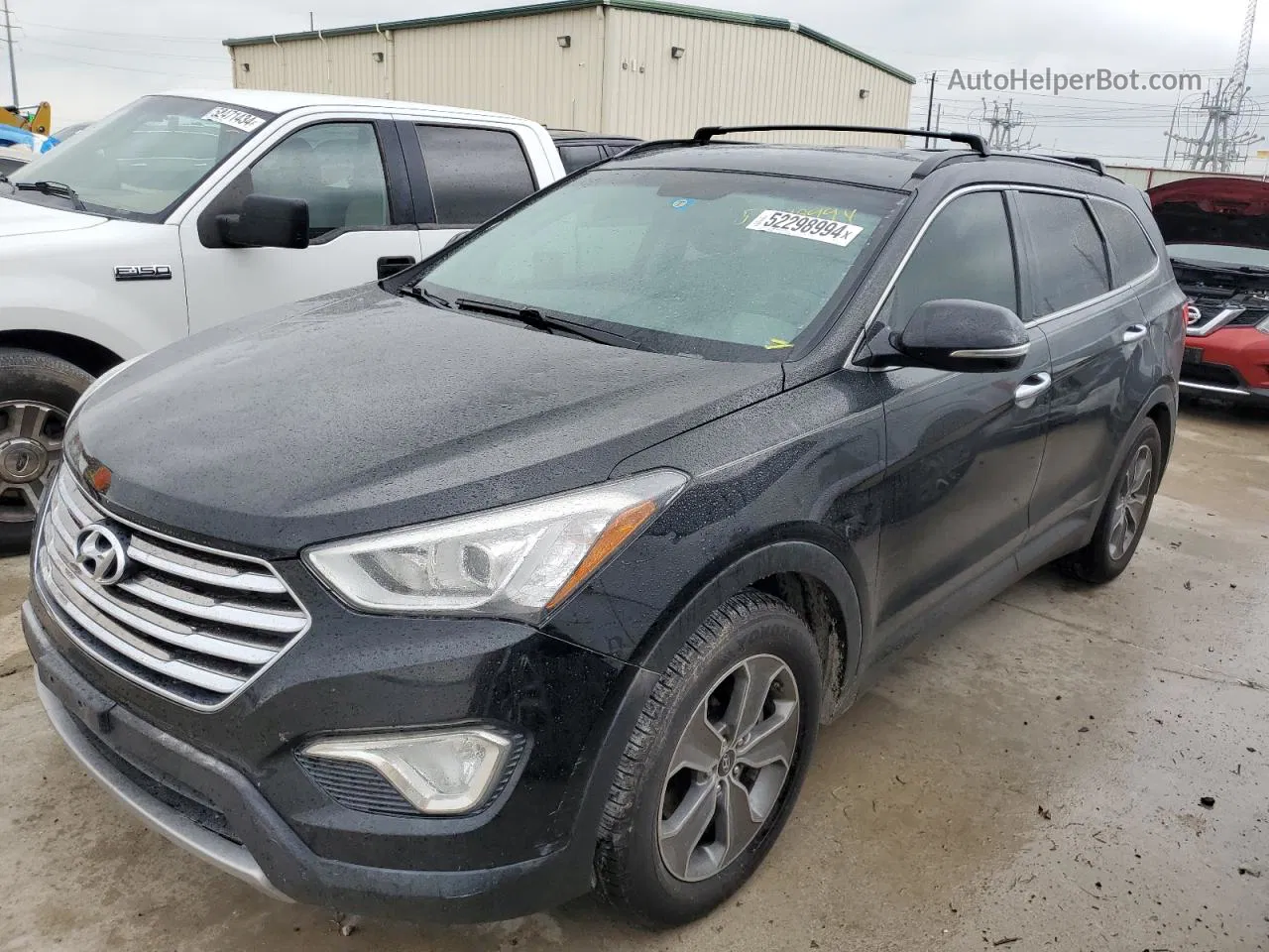 2013 Hyundai Santa Fe Gls Черный vin: KM8SN4HF2DU007228