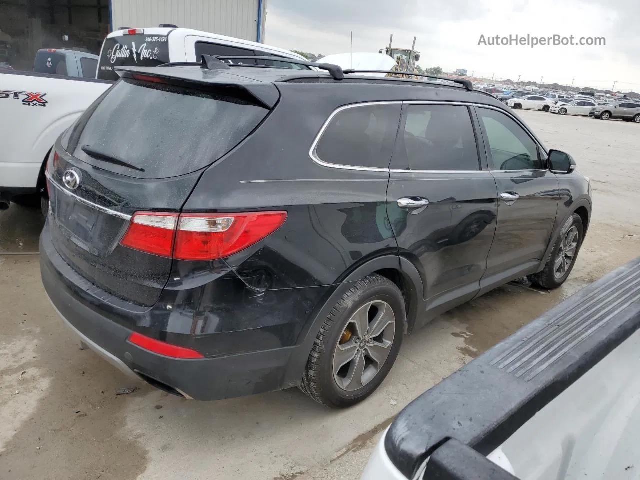 2013 Hyundai Santa Fe Gls Черный vin: KM8SN4HF2DU007228