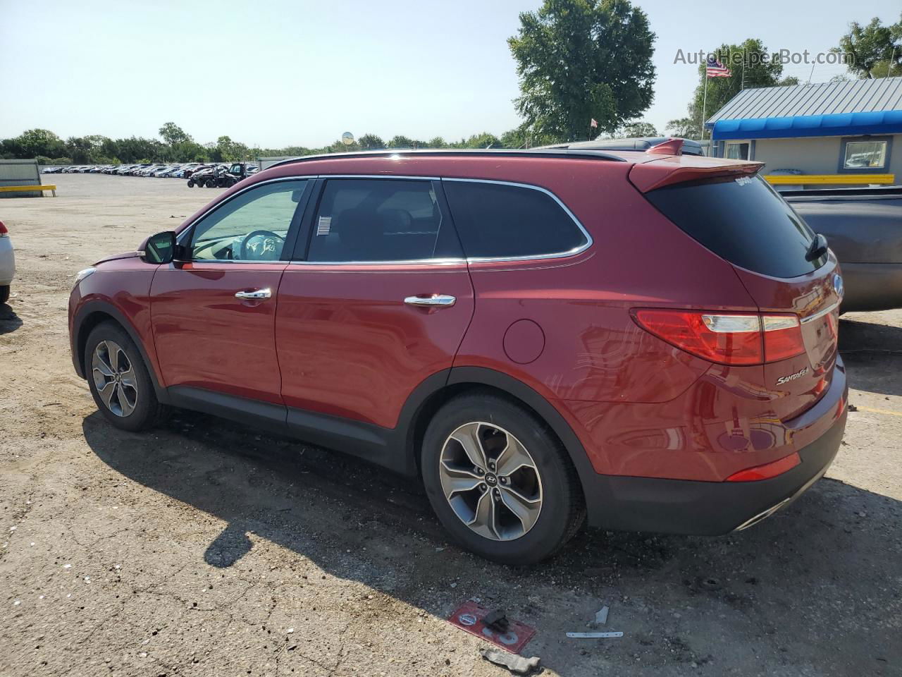 2014 Hyundai Santa Fe Gls Red vin: KM8SN4HF2EU036424