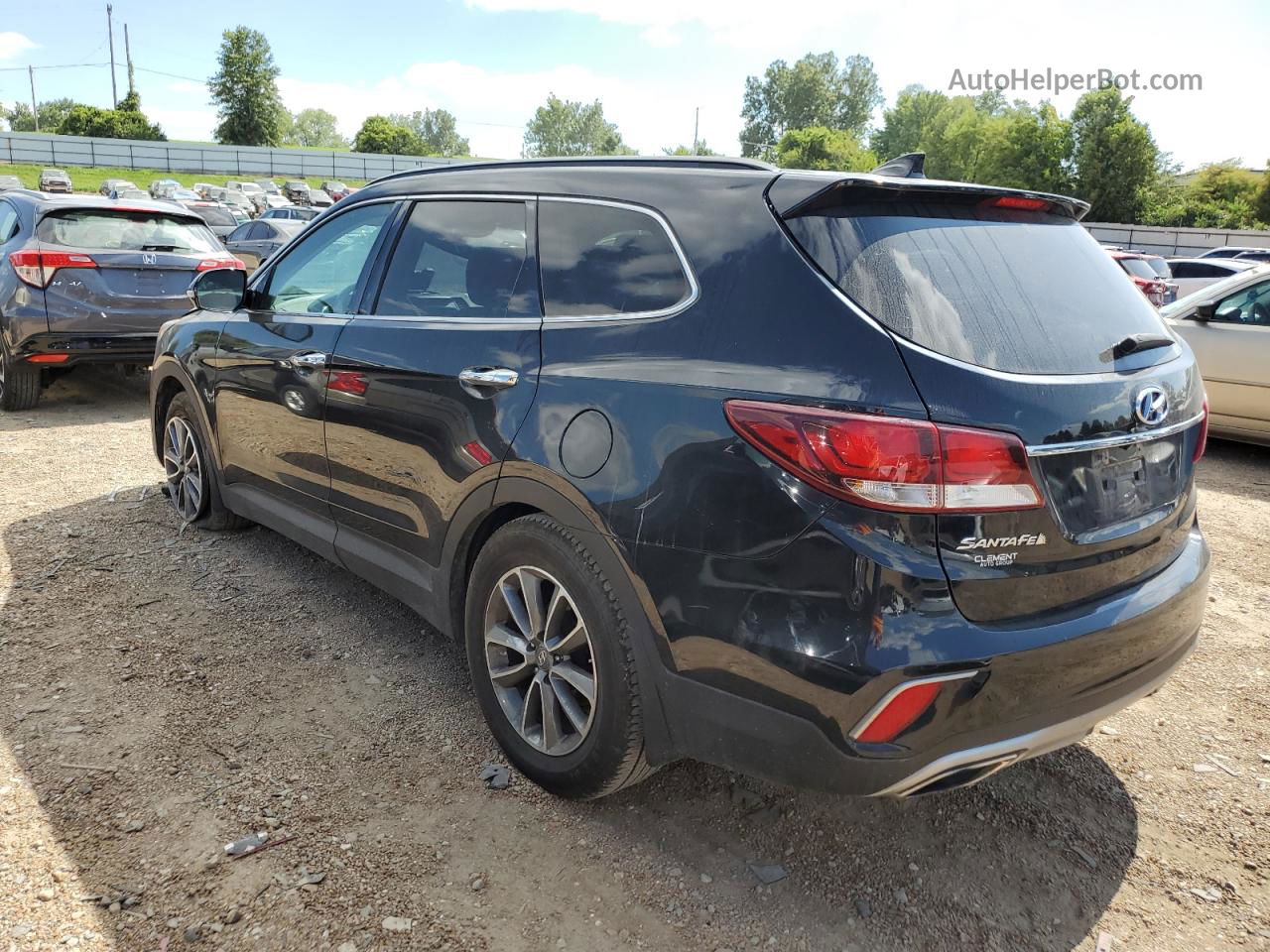 2018 Hyundai Santa Fe Se Black vin: KM8SN4HF2JU287888