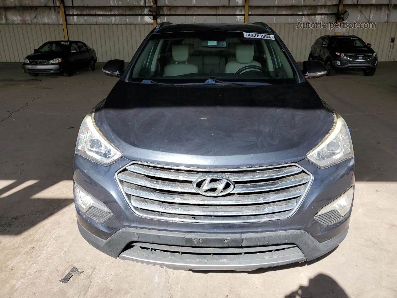 2013 Hyundai Santa Fe Gls Gray vin: KM8SN4HF3DU002894