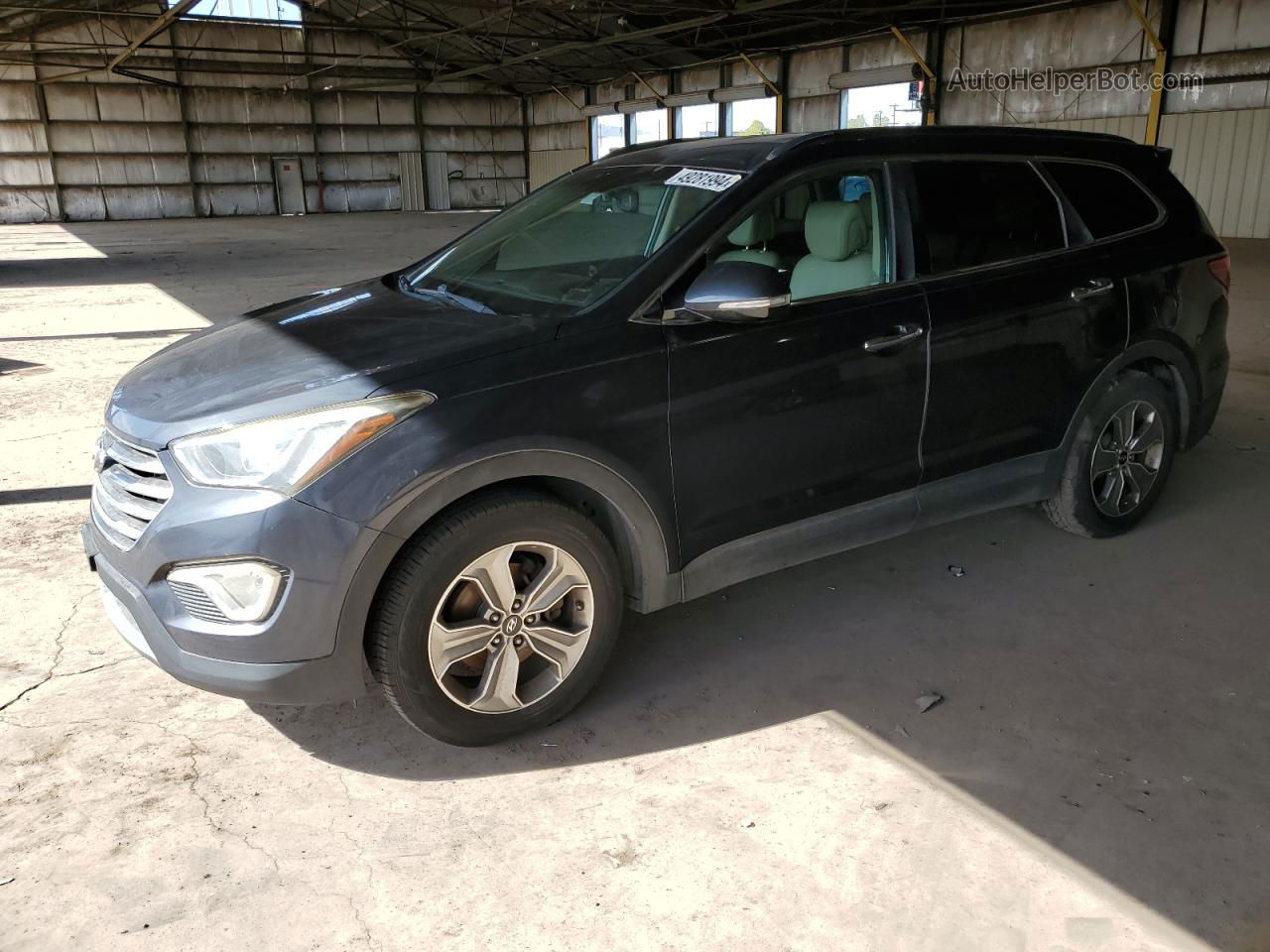 2013 Hyundai Santa Fe Gls Gray vin: KM8SN4HF3DU002894