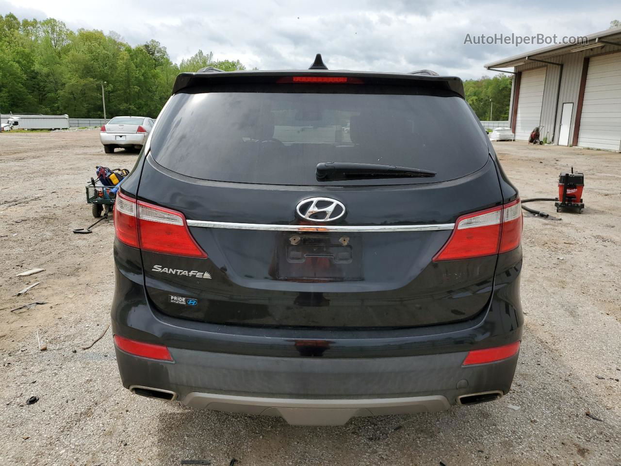 2013 Hyundai Santa Fe Gls Black vin: KM8SN4HF3DU009635