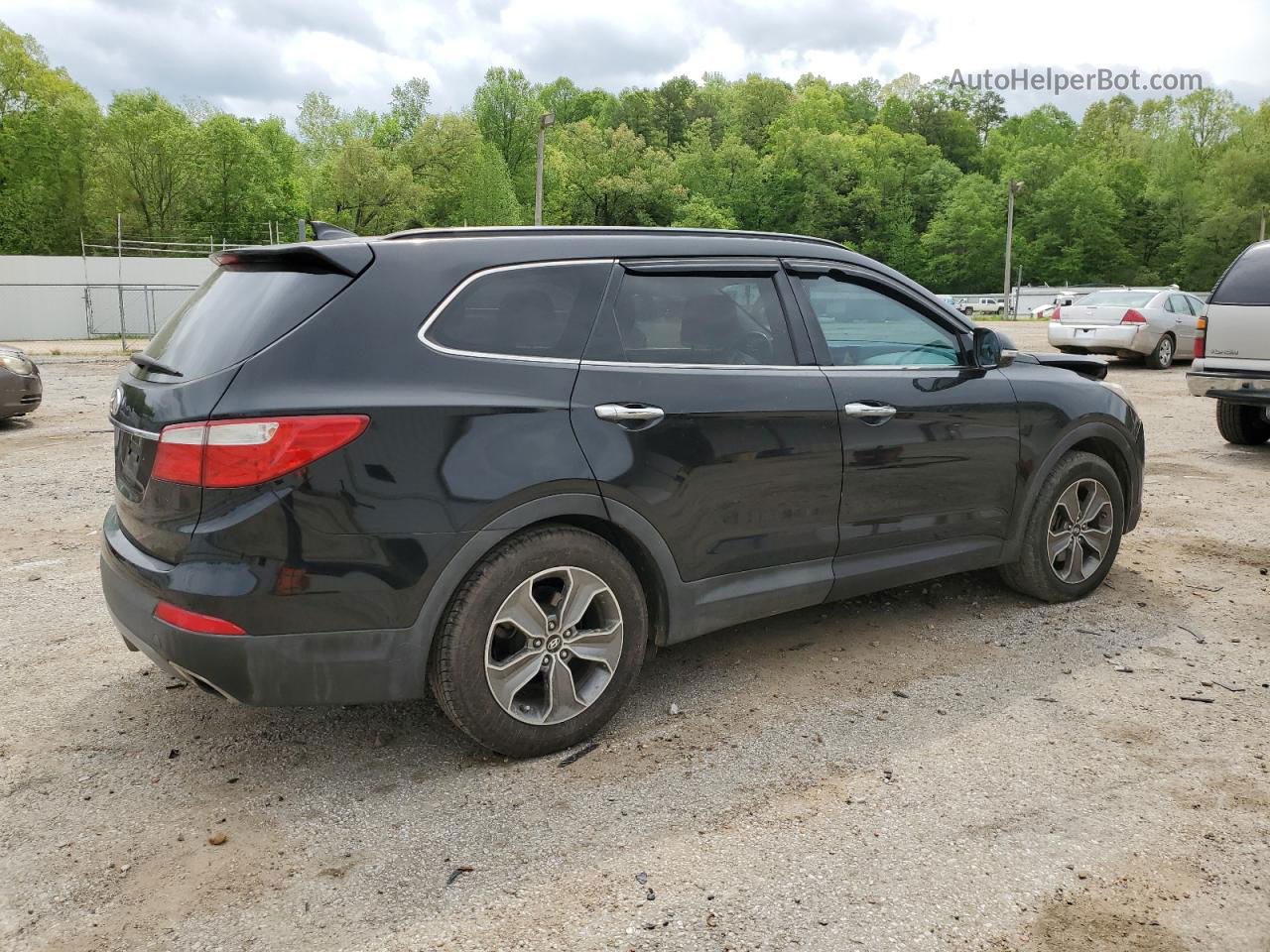 2013 Hyundai Santa Fe Gls Black vin: KM8SN4HF3DU009635