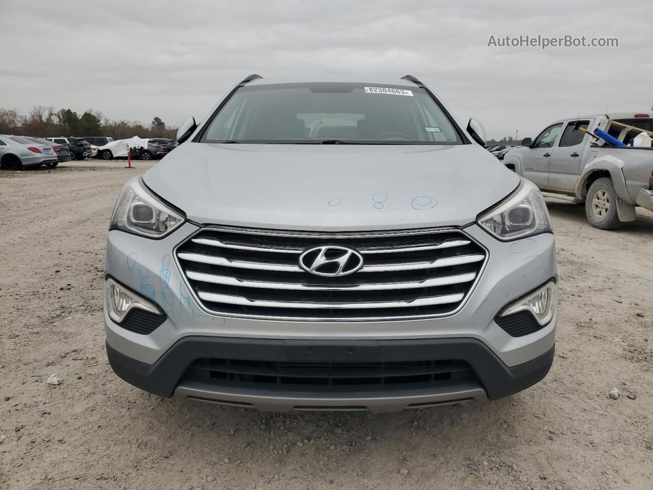 2013 Hyundai Santa Fe Gls Silver vin: KM8SN4HF3DU024670