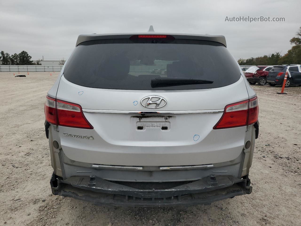 2013 Hyundai Santa Fe Gls Silver vin: KM8SN4HF3DU024670