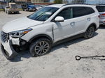 2018 Hyundai Santa Fe Se White vin: KM8SN4HF3JU264149