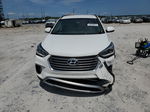 2018 Hyundai Santa Fe Se White vin: KM8SN4HF3JU264149